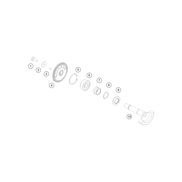 ARBRE D'EQUILIBRAGE HUSQVARNA 250 TC 2025 